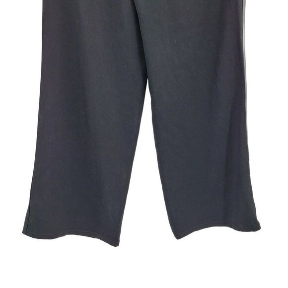 Anne Klein High-rise Wide Leg Dress Pants S Black Elastic Waist Cocktail Evening - Picture 8 of 12